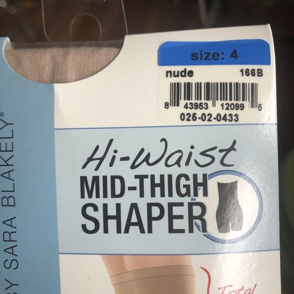 ASSETS by SPANX Women's High Waist Mid thigh Shaper Nude Size 4 165-220 LBS - Picture 3 of 11